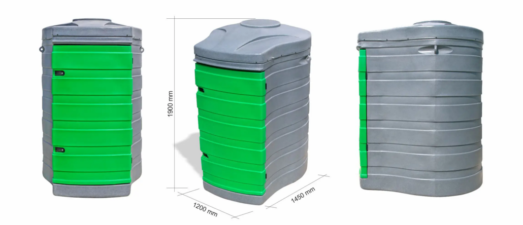 Plastikmahuti 1000L